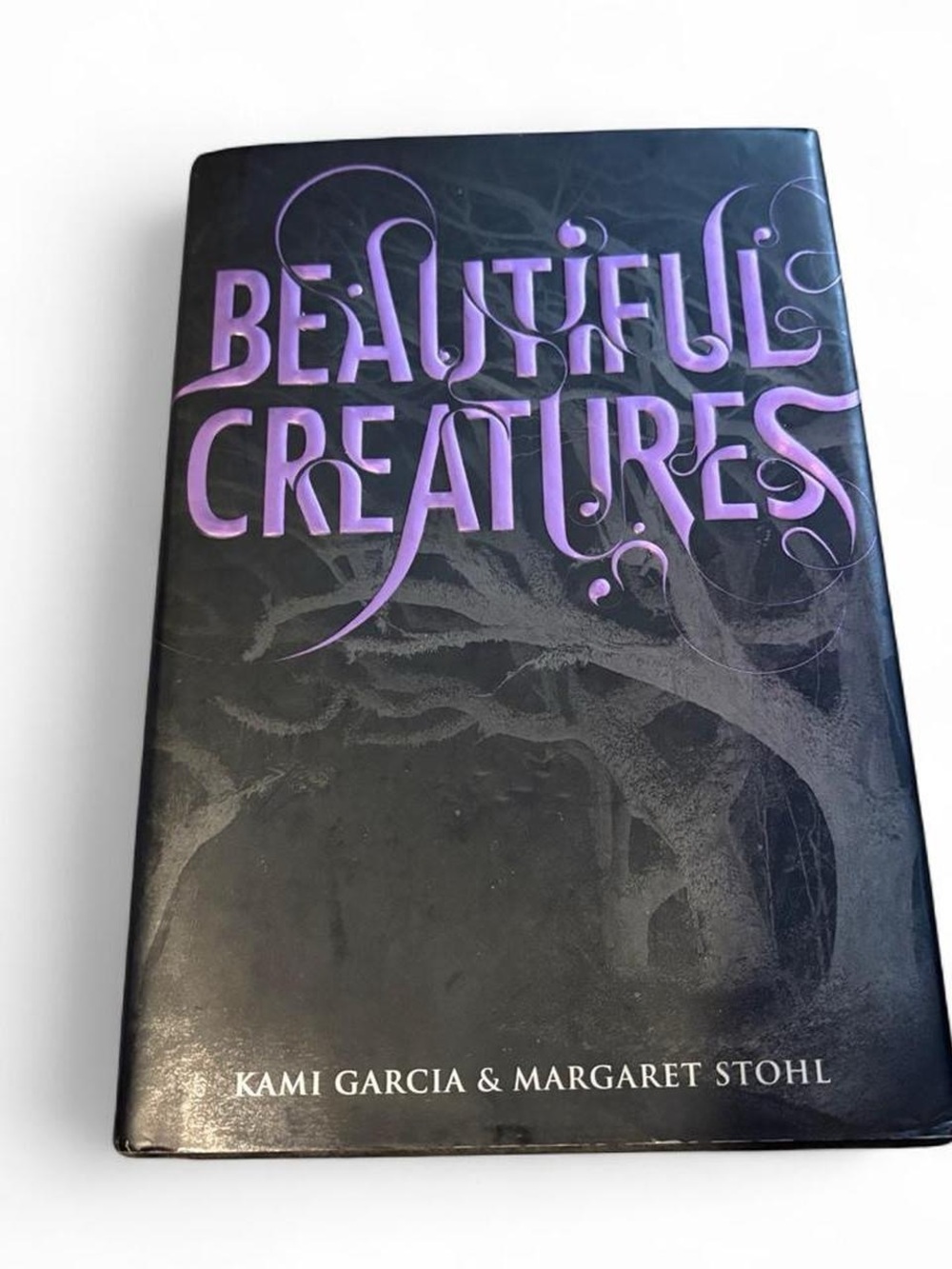Beautiful Creatures Hardcover Book - Black with Purple Cover Title
